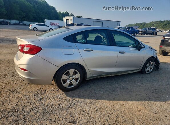 1G1BC5SM7J7143770 2018 CHEVROLET CRUZE Серебряный Задняя правая четверть