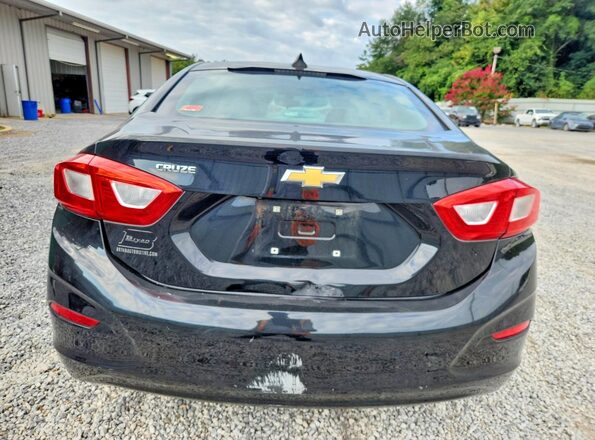 1G1BC5SM8H7167036 2017 CHEVROLET CRUZE Black Widok z tyłu