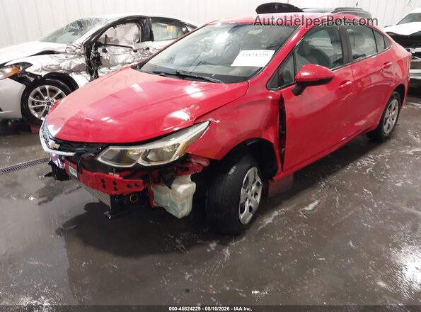 1G1BC5SM9G7315984 2016 CHEVROLET CRUZE Red Вид спереду