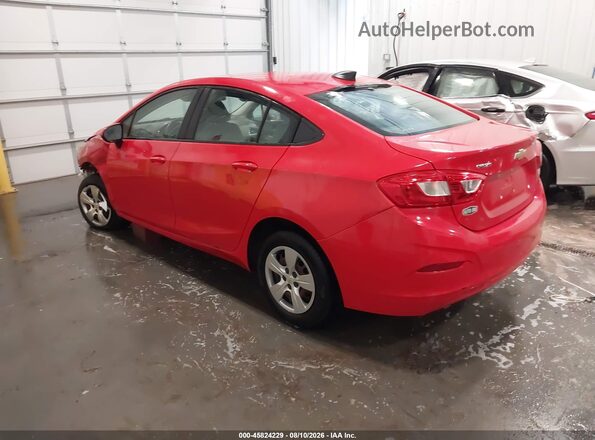 1G1BC5SM9G7315984 2016 CHEVROLET CRUZE Red Задня ліва чверть