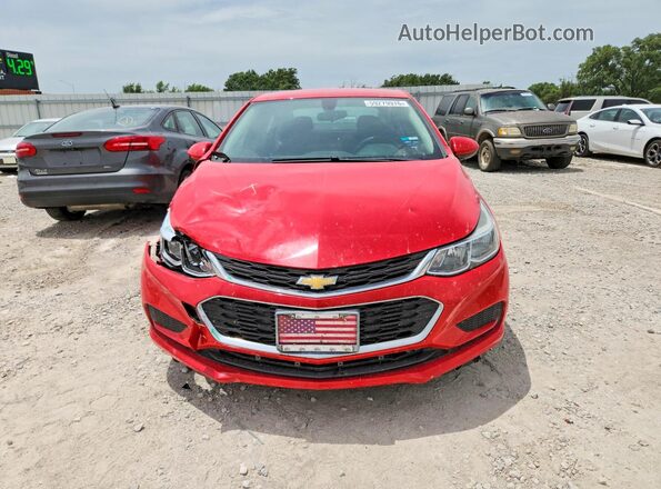 1G1BC5SM9J7229548 2018 CHEVROLET CRUZE Red Widok z przodu