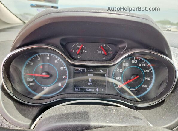 1G1BC5SM9J7229548 2018 CHEVROLET CRUZE Red Widok zestawu wskaźników