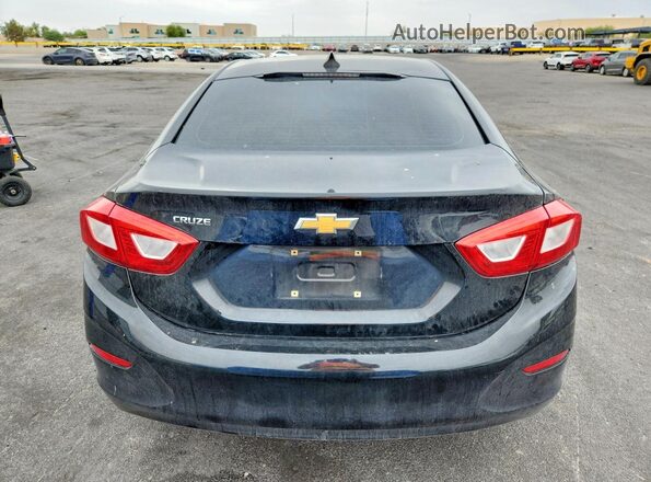 1G1BC5SMXG7237585 2016 CHEVROLET CRUZE Black Вид ззаду