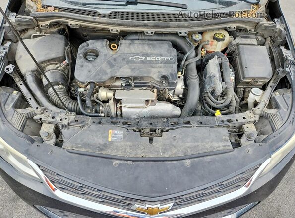 1G1BC5SMXG7237585 2016 CHEVROLET CRUZE Black Вид задньої частини салону