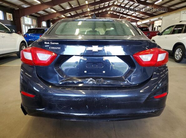 1G1BC5SMXG7246416 2016 CHEVROLET CRUZE Black უკანა ხედი