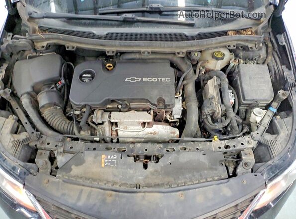 1G1BC5SMXG7246416 2016 CHEVROLET CRUZE Black უკანა სალონის ხედი