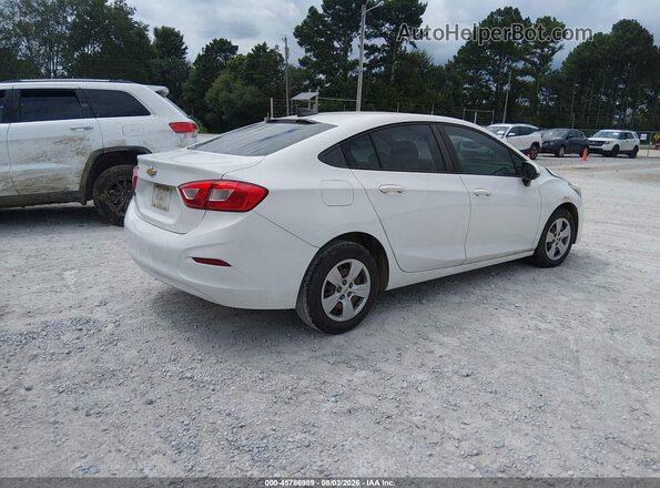 1G1BC5SMXJ7225962 2018 CHEVROLET CRUZE White Tył prawy