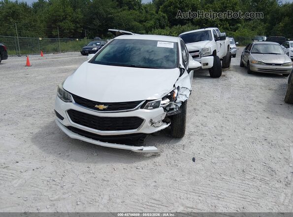 1G1BC5SMXJ7225962 2018 CHEVROLET CRUZE White Widok z przodu