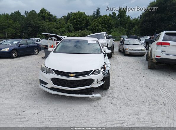 1G1BC5SMXJ7225962 2018 CHEVROLET CRUZE White Widok zestawu wskaźników