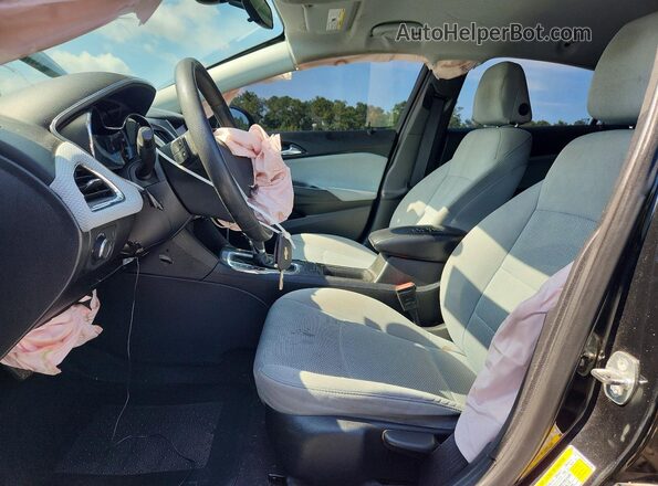 1G1BC5SMXK7112160 2019 CHEVROLET CRUZE Black Front interior view