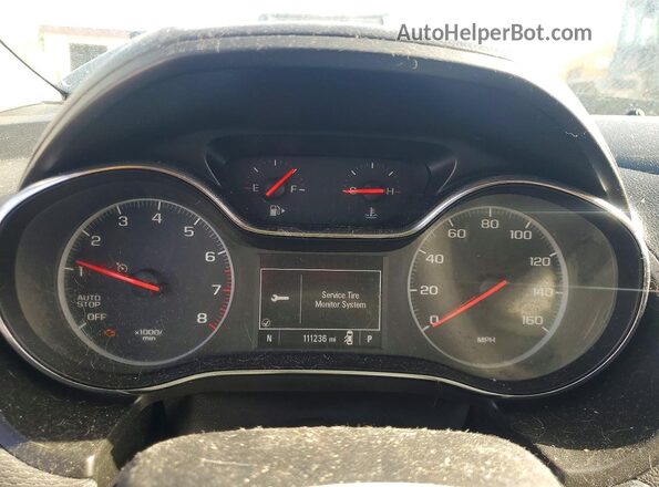 1G1BC5SMXK7148236 2019 CHEVROLET CRUZE Black ხელსაწყოთა პანელის ხედი