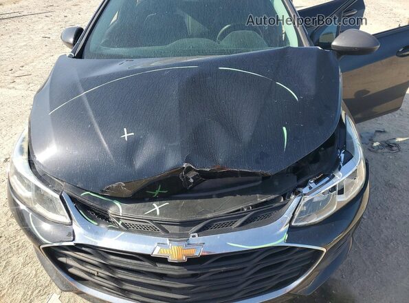 1G1BC5SMXK7148236 2019 CHEVROLET CRUZE Black უკანა სალონის ხედი