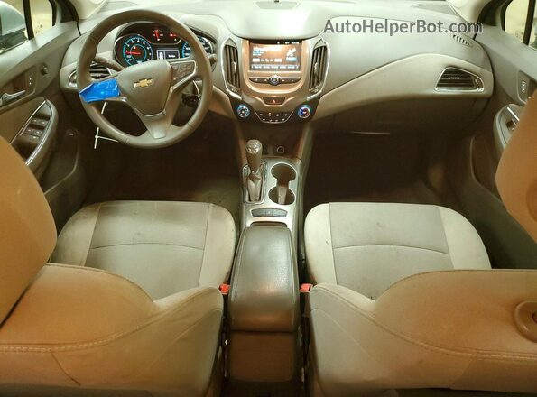 1G1BE5SM0J7187099 2018 CHEVROLET CRUZE Silver Vista del salpicadero