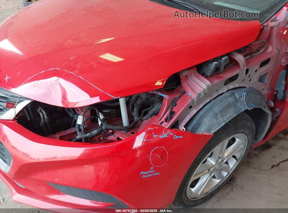 1G1BE5SM1G7298897 2016 CHEVROLET CRUZE Red Vista del cuadro de instrumentos