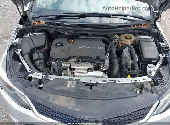 1G1BE5SM1H7186568 2017 CHEVROLET CRUZE Серебряный Вид сзади