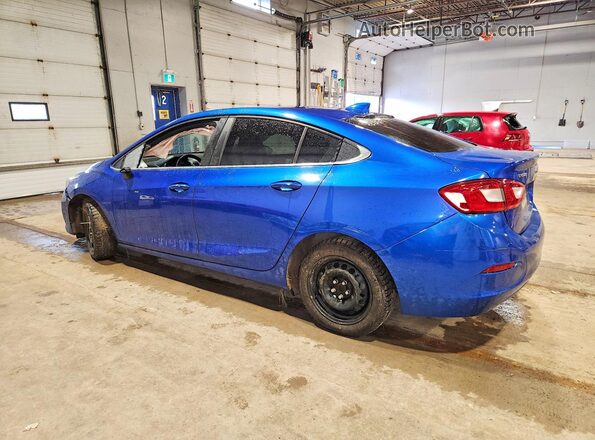 1G1BE5SM1J7122875 2018 CHEVROLET CRUZE Blue Tył lewy