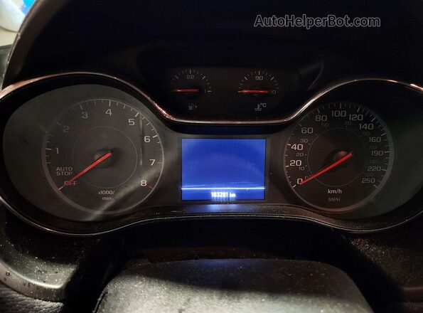 1G1BE5SM1J7122875 2018 CHEVROLET CRUZE Blue Widok zestawu wskaźników