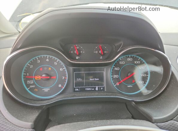 1G1BE5SM1J7218831 2018 CHEVROLET CRUZE Black Instrument cluster view