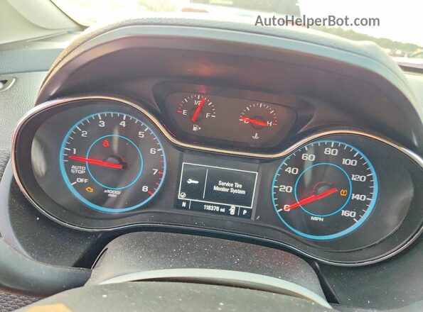 1G1BE5SM2G7285253 2016 CHEVROLET CRUZE White ხელსაწყოთა პანელის ხედი