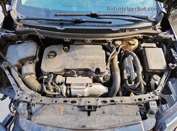 1G1BE5SM2H7117193 2017 CHEVROLET CRUZE Black Widok wnętrza z tyłu
