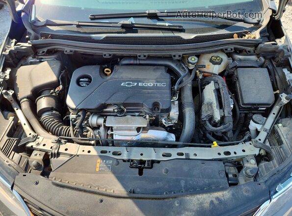 1G1BE5SM2H7157015 2017 CHEVROLET CRUZE Серый Вид задней части салона