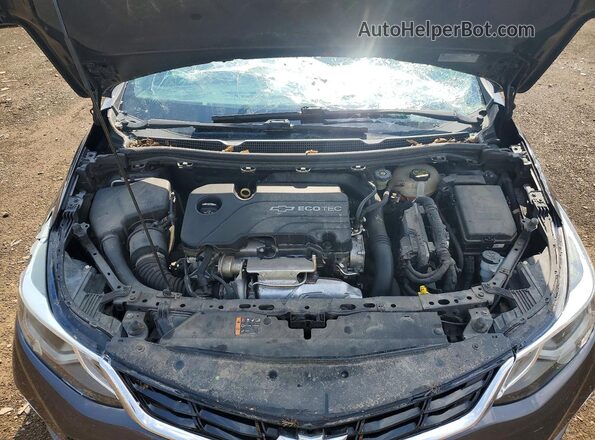 1G1BE5SM2H7167611 2017 CHEVROLET CRUZE Charcoal Widok wnętrza z tyłu