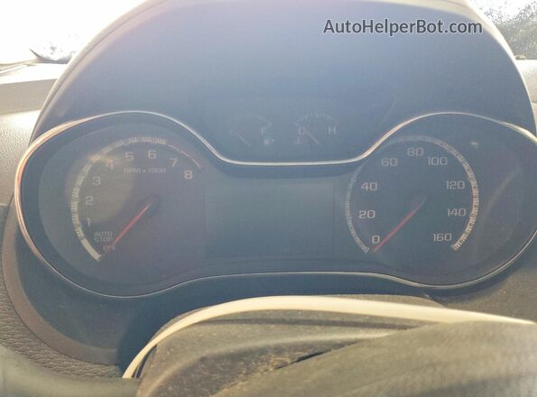 1G1BE5SM2H7226897 2017 CHEVROLET CRUZE Blue Instrument cluster view