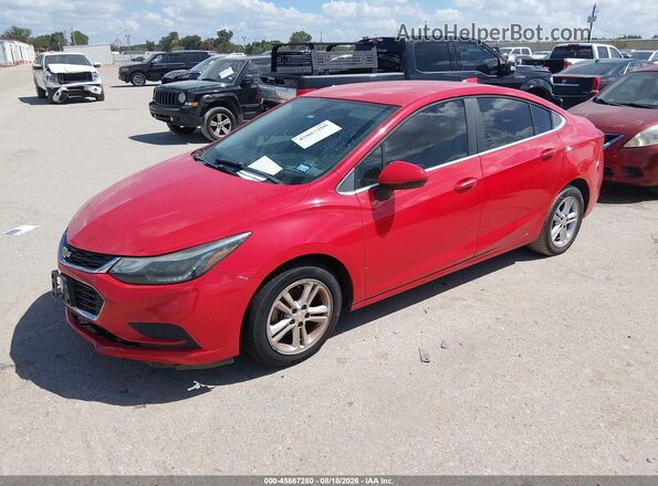 1G1BE5SM2H7264050 2017 CHEVROLET CRUZE Красный Передняя левая четверть