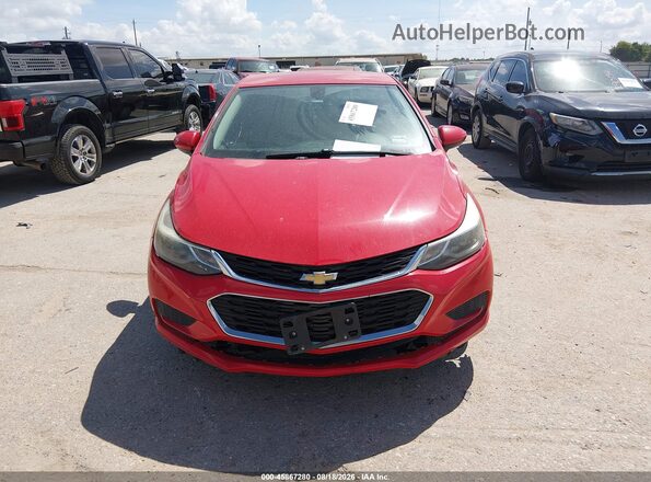 1G1BE5SM2H7264050 2017 CHEVROLET CRUZE Красный Вид панели приборов