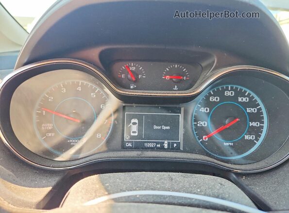 1G1BE5SM2J7113344 2018 CHEVROLET CRUZE Silver Вид щитка приладів