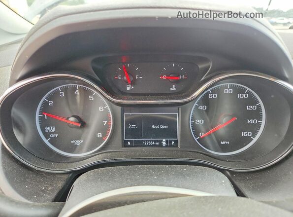 1G1BE5SM2K7117816 2019 CHEVROLET CRUZE Gray Widok zestawu wskaźników