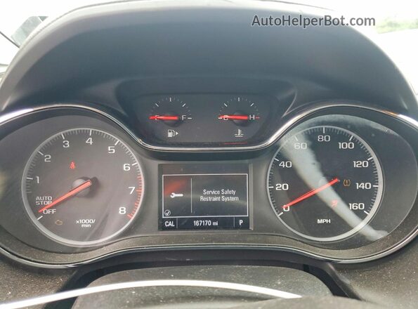 1G1BE5SM2K7138178 2019 CHEVROLET CRUZE Белый Вид щитка приборов