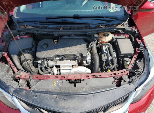 1G1BE5SM2K7141839 2019 CHEVROLET CRUZE Red Սալոնի հետևի տեսք