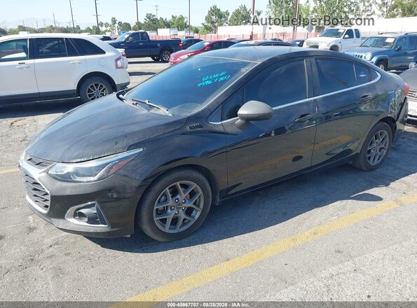 1G1BE5SM2K7145941 2019 CHEVROLET CRUZE Черный Передняя левая четверть