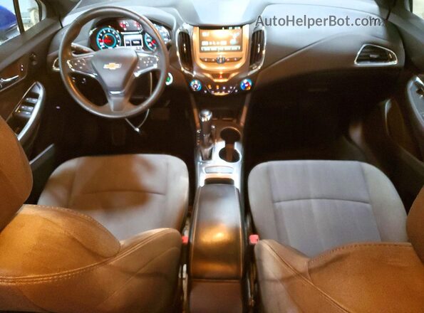 1G1BE5SM3H7193778 2017 CHEVROLET CRUZE Синий Вид панели приборов