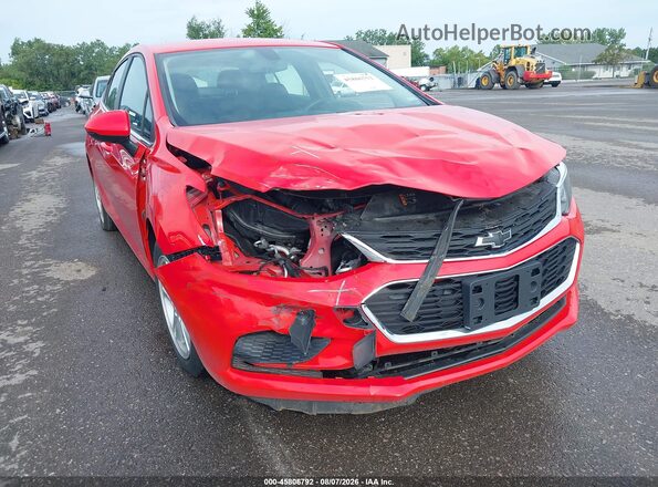 1G1BE5SM3J7195407 2018 CHEVROLET CRUZE Красный Вид спереди
