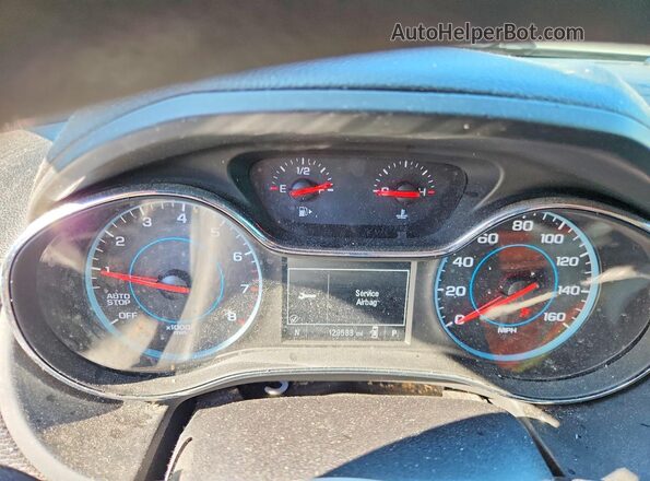 1G1BE5SM4H7101268 2017 CHEVROLET CRUZE Серебряный Вид щитка приборов