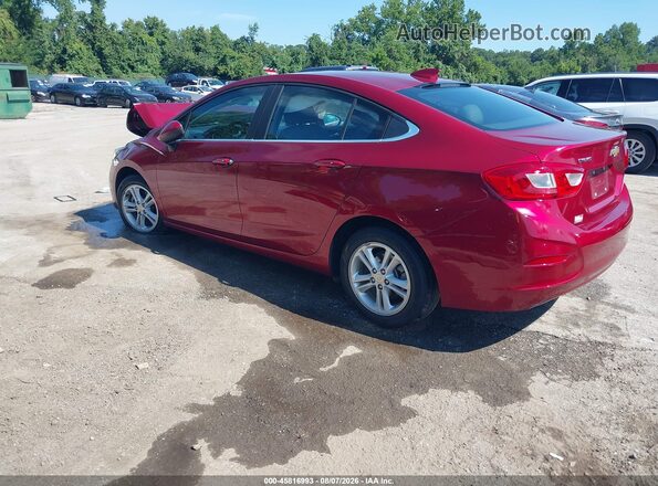 1G1BE5SM4H7183163 2017 CHEVROLET CRUZE Red Задня ліва чверть