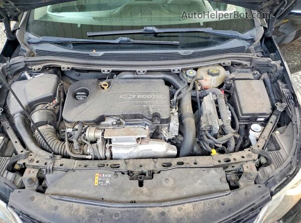 1G1BE5SM4H7252322 2017 CHEVROLET CRUZE Черный Вид задней части салона