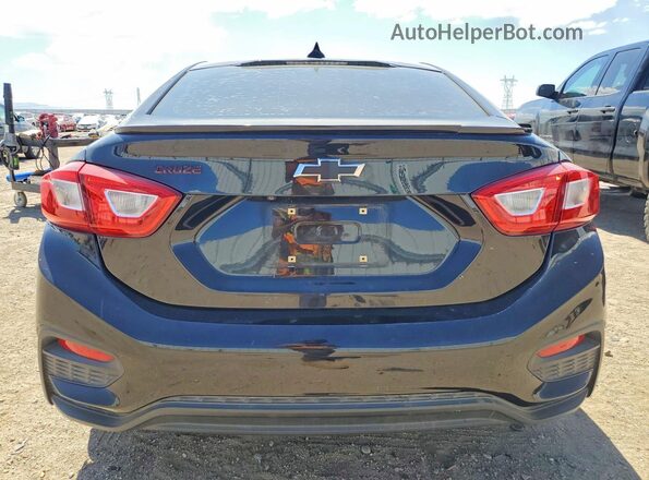 1G1BE5SM4H7274255 2017 CHEVROLET CRUZE Black უკანა ხედი