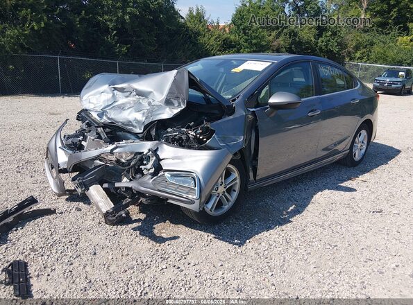 1G1BE5SM4J7183296 2018 CHEVROLET CRUZE Gray Առջևի ձախ երեք քառորդ տեսարան