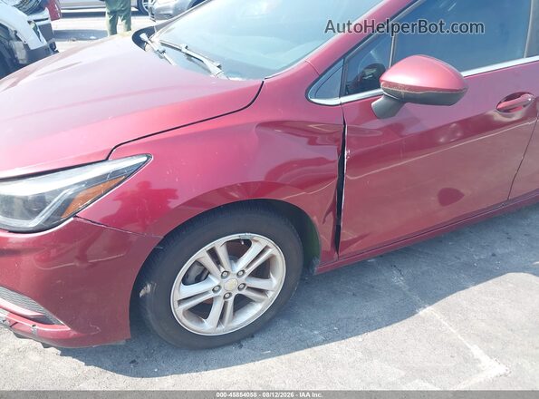 1G1BE5SM6G7285028 2016 CHEVROLET CRUZE Бордовый Вид задней части салона