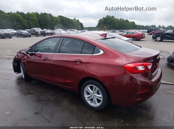 1G1BE5SM6G7305259 2016 CHEVROLET CRUZE Бордовый Задняя левая четверть