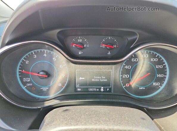 1G1BE5SM6H7204174 2017 CHEVROLET CRUZE White ხელსაწყოთა პანელის ხედი