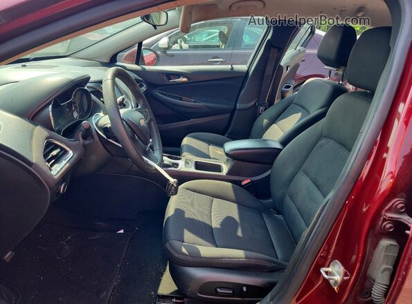 1G1BE5SM7G7257173 2016 CHEVROLET CRUZE Red წინა სალონის ხედი