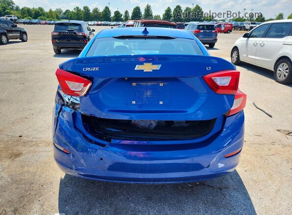 1G1BE5SM7G7268979 2016 CHEVROLET CRUZE Blue Rear view