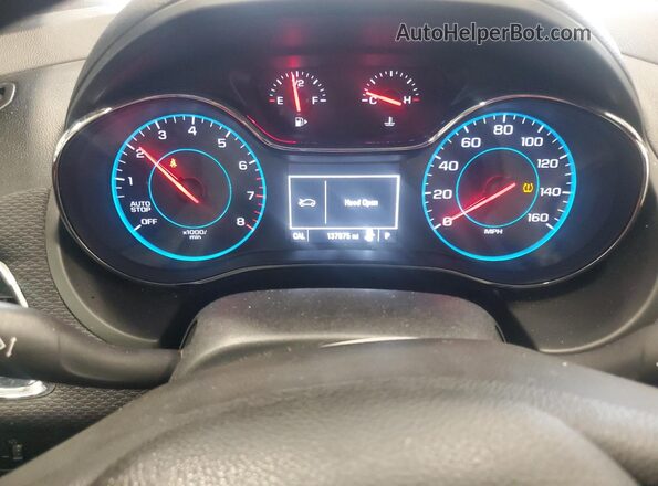 1G1BE5SM7H7248040 2017 CHEVROLET CRUZE Silver ხელსაწყოთა პანელის ხედი