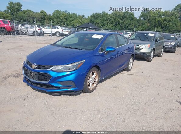 1G1BE5SM7J7188007 2018 CHEVROLET CRUZE Синий Передняя левая четверть
