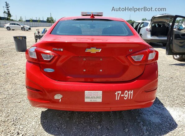1G1BE5SM8H7108806 2017 CHEVROLET CRUZE Красный Вид сзади