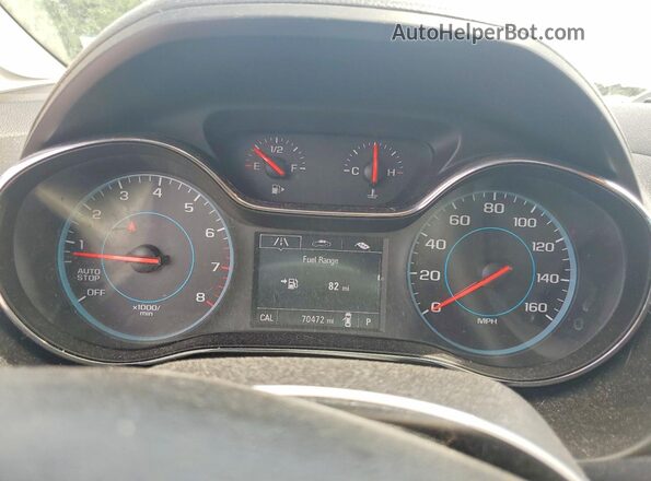 1G1BE5SM8H7228816 2017 CHEVROLET CRUZE Красный Вид щитка приборов